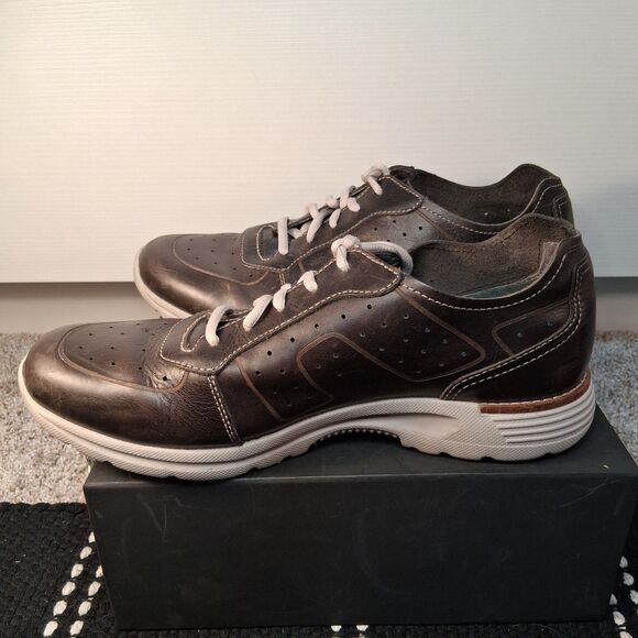 Dansko Men's Wesley Brown Leather Lace-Up Fashion Sneakers Size 42 (US 8.5-9) - Picture 6 of 16